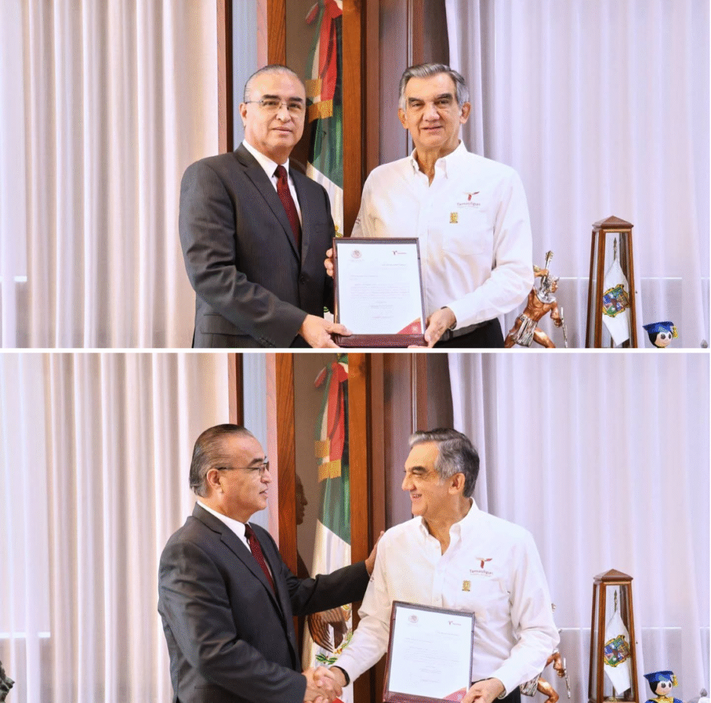 Nombra Américo Villarreal Anaya a Marco Antonio García Barrientos como nuevo consejero jurídico de la Oficina del Gobernador