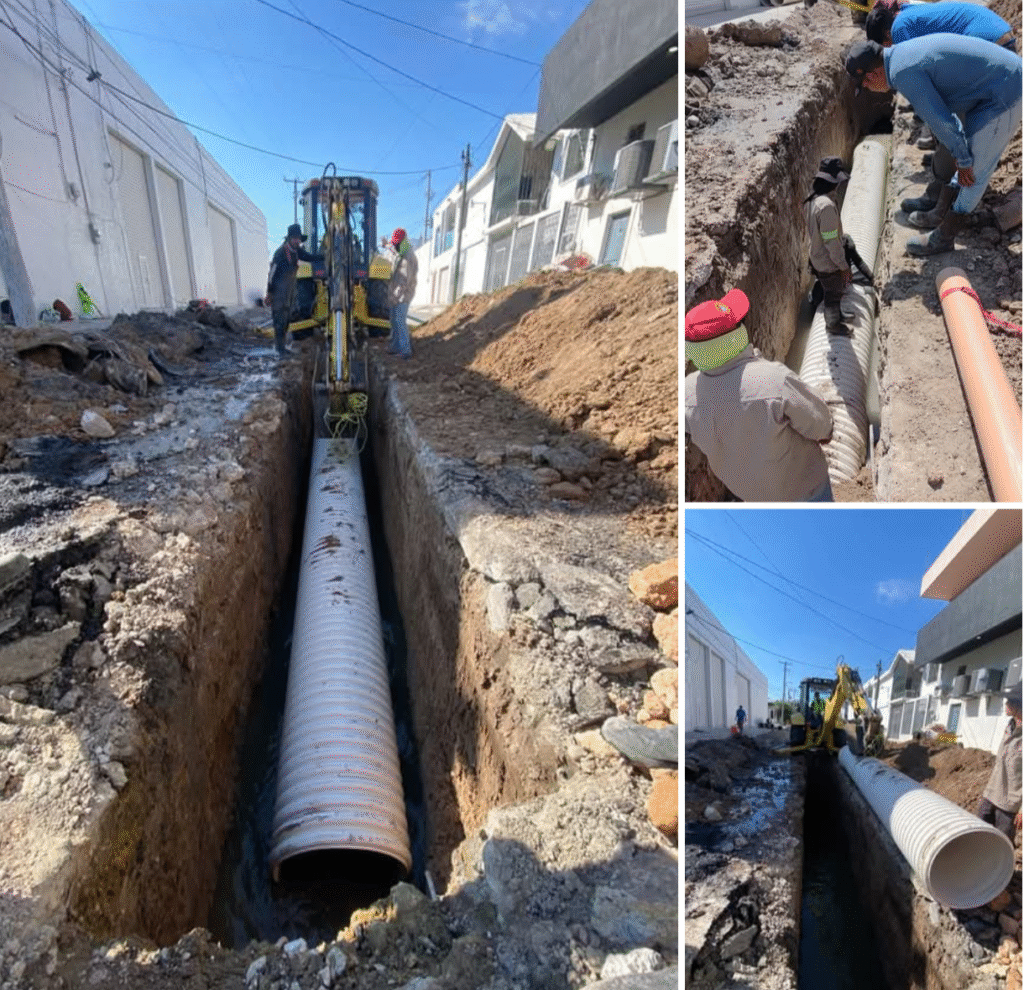 Arrancó COMAPA obra de rehabilitación de red sanitaria en la colonia Rodríguez