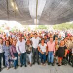 Dio Carlos Peña Ortiz banderazo a rehabilitación de la plaza en la Benito Juárez