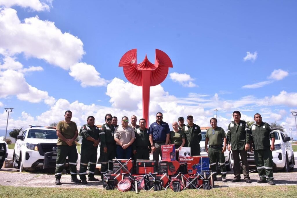 Entrega Turismo equipo a los Ángeles Verdes en Tamaulipas
