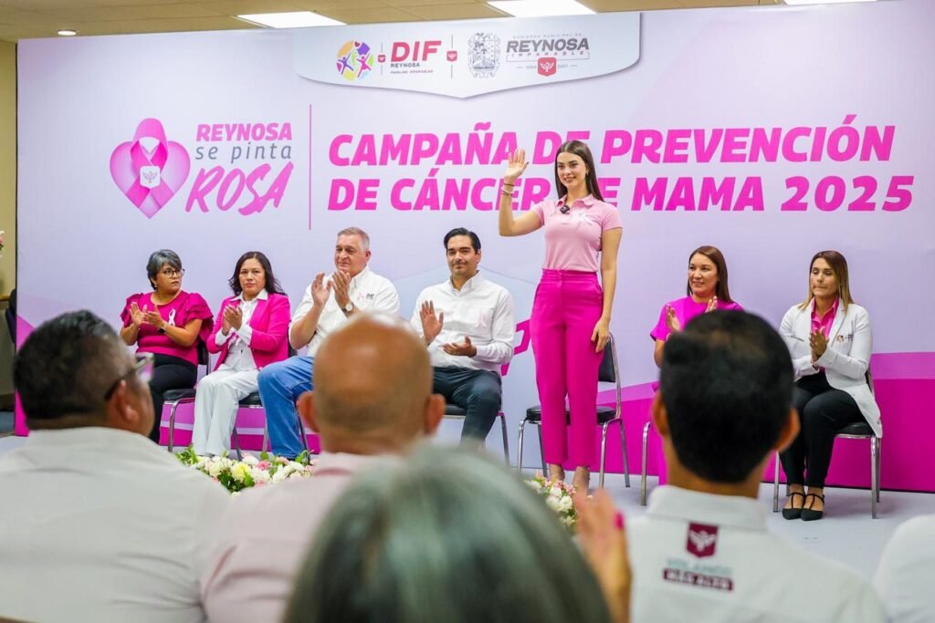 “No están solas”: Alejandra Yelitza Garza impulsa campaña contra el cáncer de mama en Reynosa