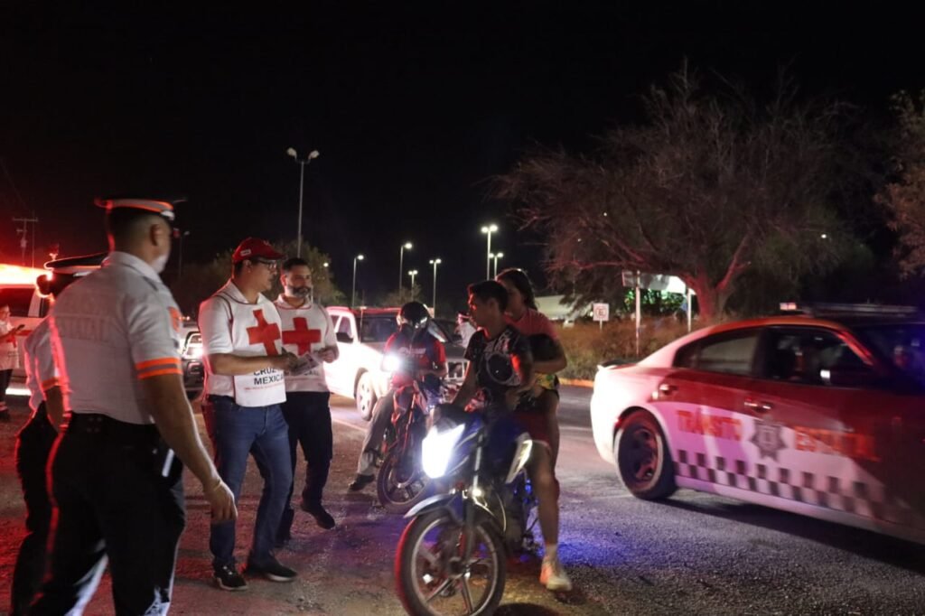 Tránsito Estatal y Cruz Roja refuerzan acciones preventivas para motociclistas