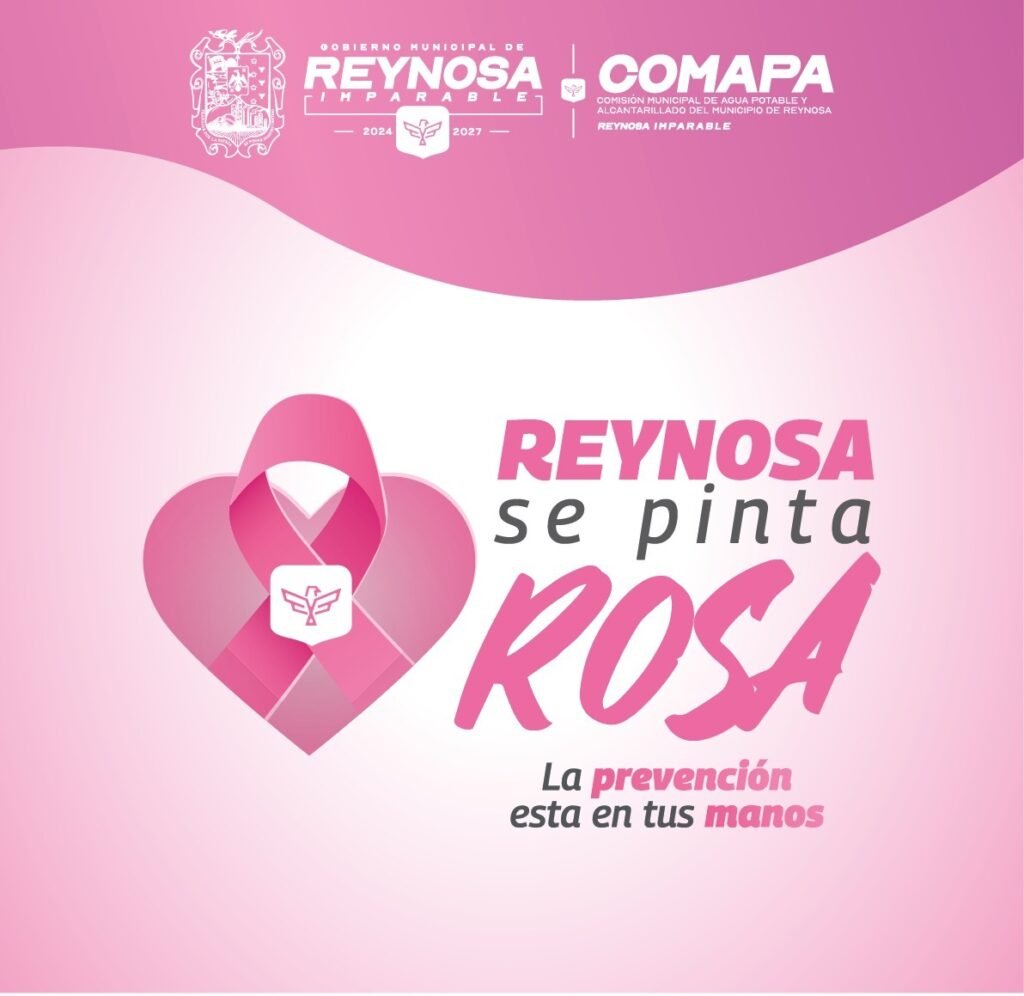 Impulsa COMAPA iniciativa del Municipio y DIF-Reynosa contra el cáncer de mama