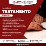 Impulsan DIF-Reynosa y Voluntariado campaña de Testamento para proteger el patrimonio familiar