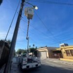 Realiza Gobierno de Reynosa trabajo de mantenimiento de alumbrado público