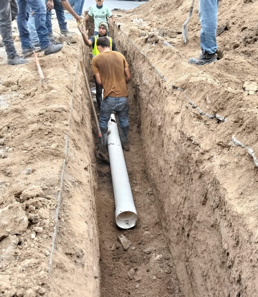 Rehabilita COMAPA red de drenaje sanitario en Lomas de Valle Alto