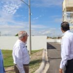 Supervisó Alcalde Carlos Peña Ortiz estaciones de bombeo de agua residual y potable en Riberas del Carmen