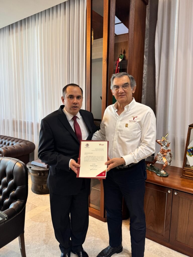 Designó gobernador Américo Villarreal Anaya a nuevo secretario de Finanzas