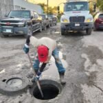 Atendió COMAPA reportes de sondeo y limpieza de pozos en colonia Villa Esmeralda