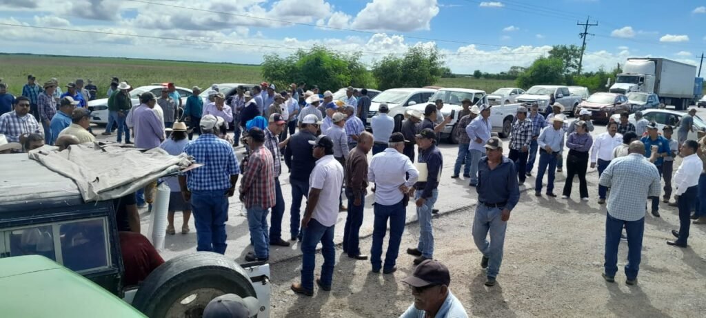 Así se manifestaron hoy los productores agrícolas de Tamaulipas