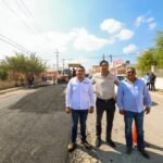 Dirigió Carlos Peña Ortiz intenso programa de bacheo en Rancho Grande