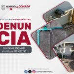 Invita COMAPA a denunciar de forma anónima las tomas clandestinas de agua