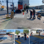 Resguardan con cruces “cebra” a peatones en Reynosa