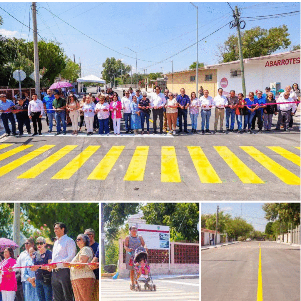 Inauguraron vecinos y Alcalde calle Agapito Cepeda en la colonia Del Maestro