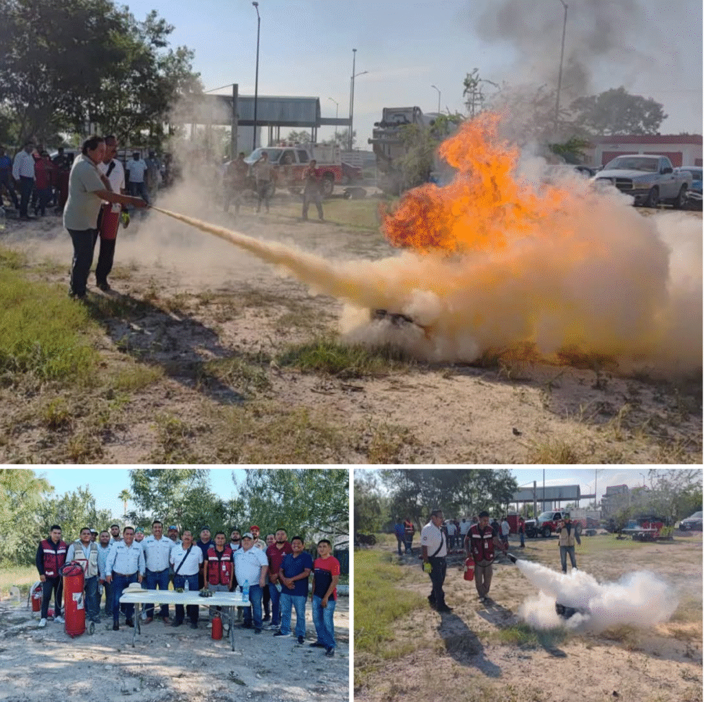 Recibió personal de COMAPA capacitación de uso y manejo de extintores