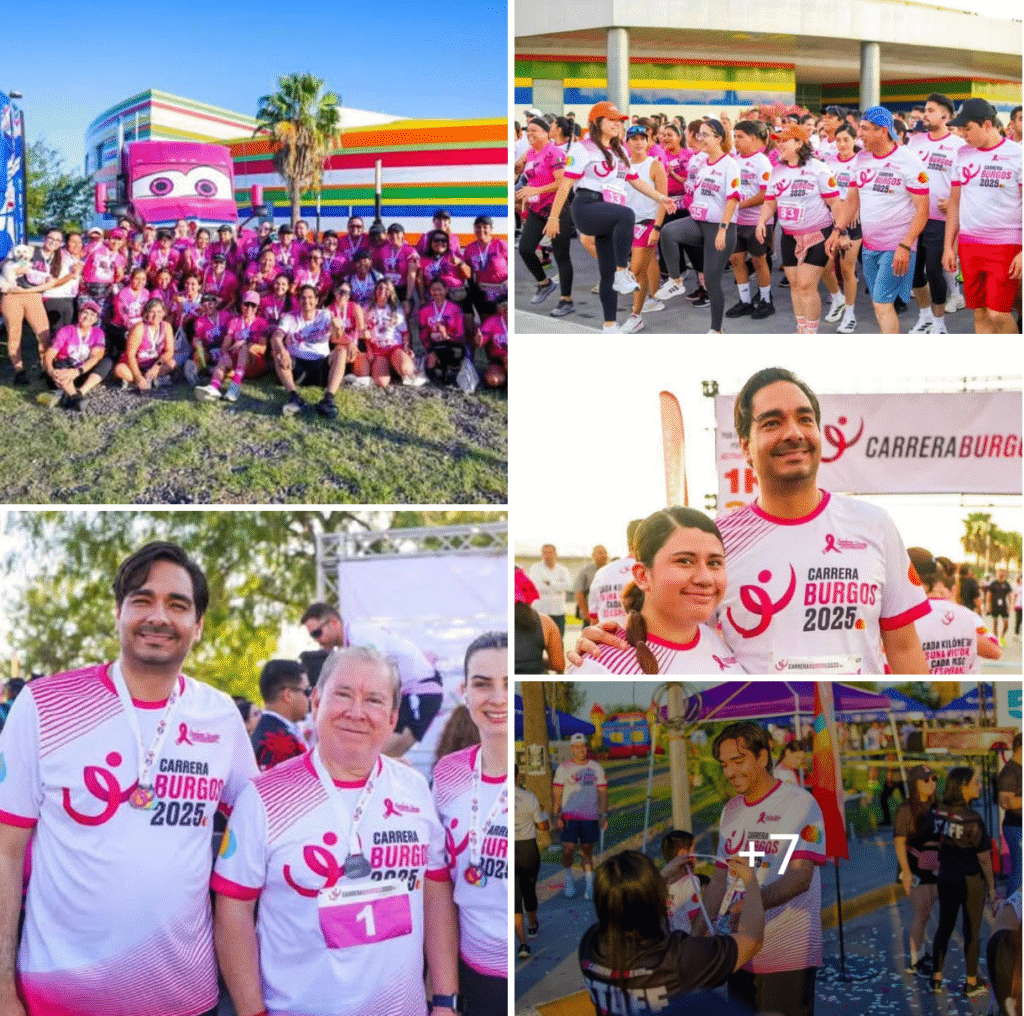 Compiten “Por Ellas, Por Ti, Por Todas” en Reynosa contra el cáncer de mama