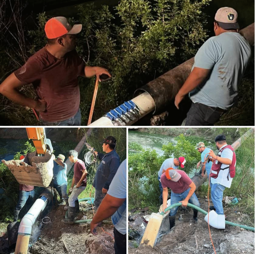 Solucionó COMAPA fuga de agua potable en la colonia Ampliación Delicias