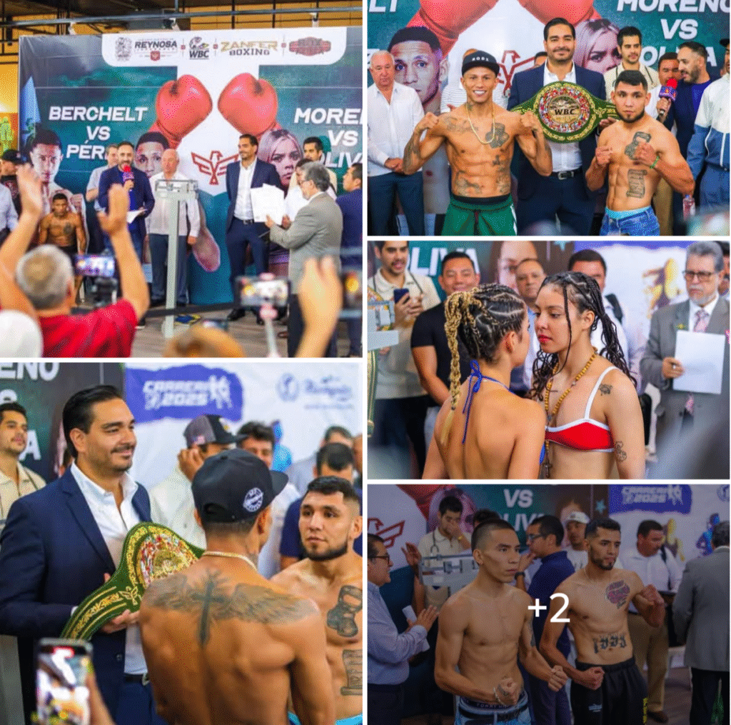 Encabezaron Ceremonia de Pesaje Carlos Peña Ortiz y Mauricio Sulaimán Saldivar