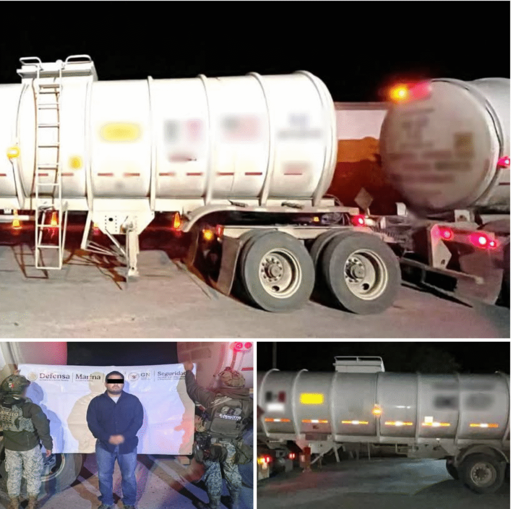 Aseguran 70 mil litros de hidrocarburo en Tamaulipas