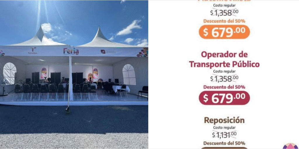 Ofrece Gobierno de Tamaulipas descuentos en licencias de conducir durante la Feria Tamaulipas 2025