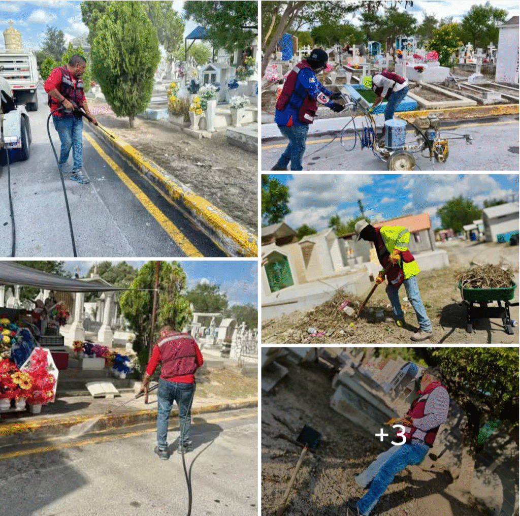 Ofrece Carlos Peña Ortiz Panteones Municipales de Reynosa, listos para recibir a las familias
