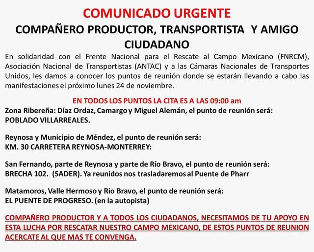 Pretenden paralizar al país