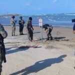 Retiraron letrero puesto por gringos en territorio mexicano