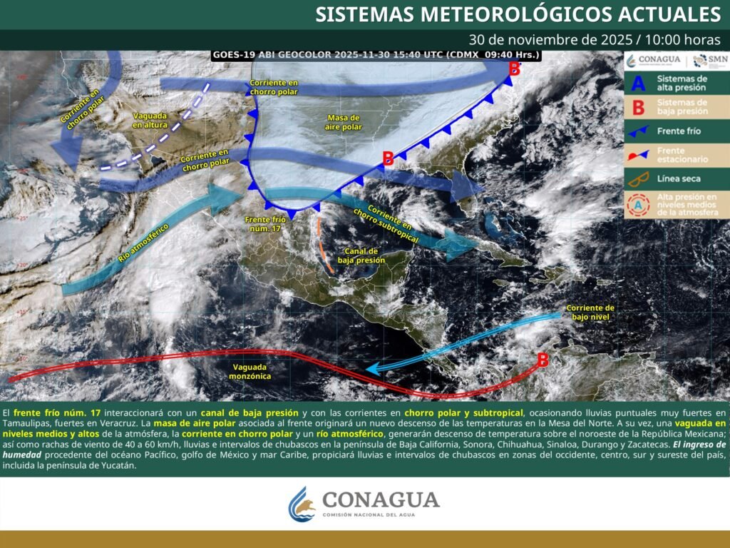 Arribó Frente Frío número 17