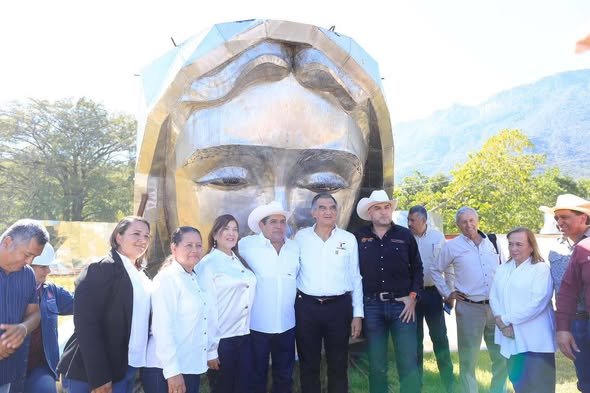 En diciembre se entrega primera etapa de la monumental escultura de la Virgen en El Chorrito: Américo Villarreal