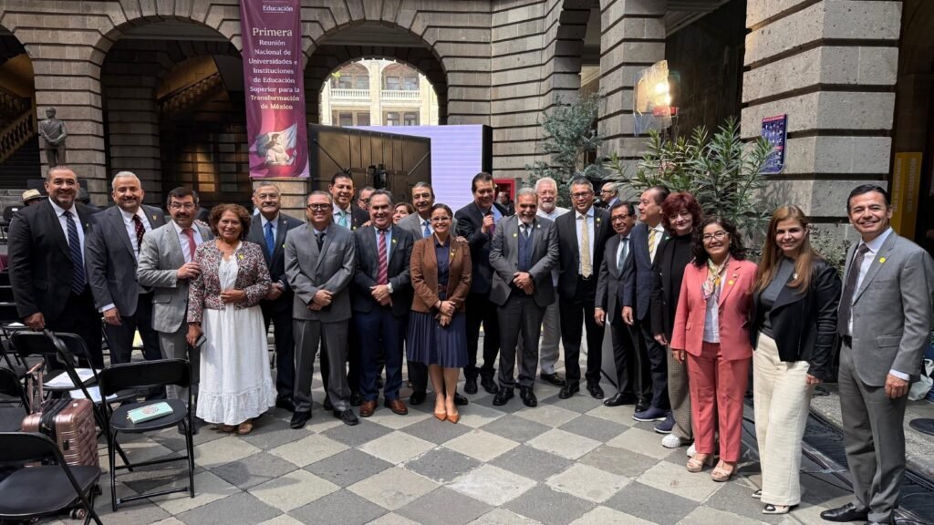 Rector de la UAT asiste a reunión de universidades con Claudia Sheinbaum