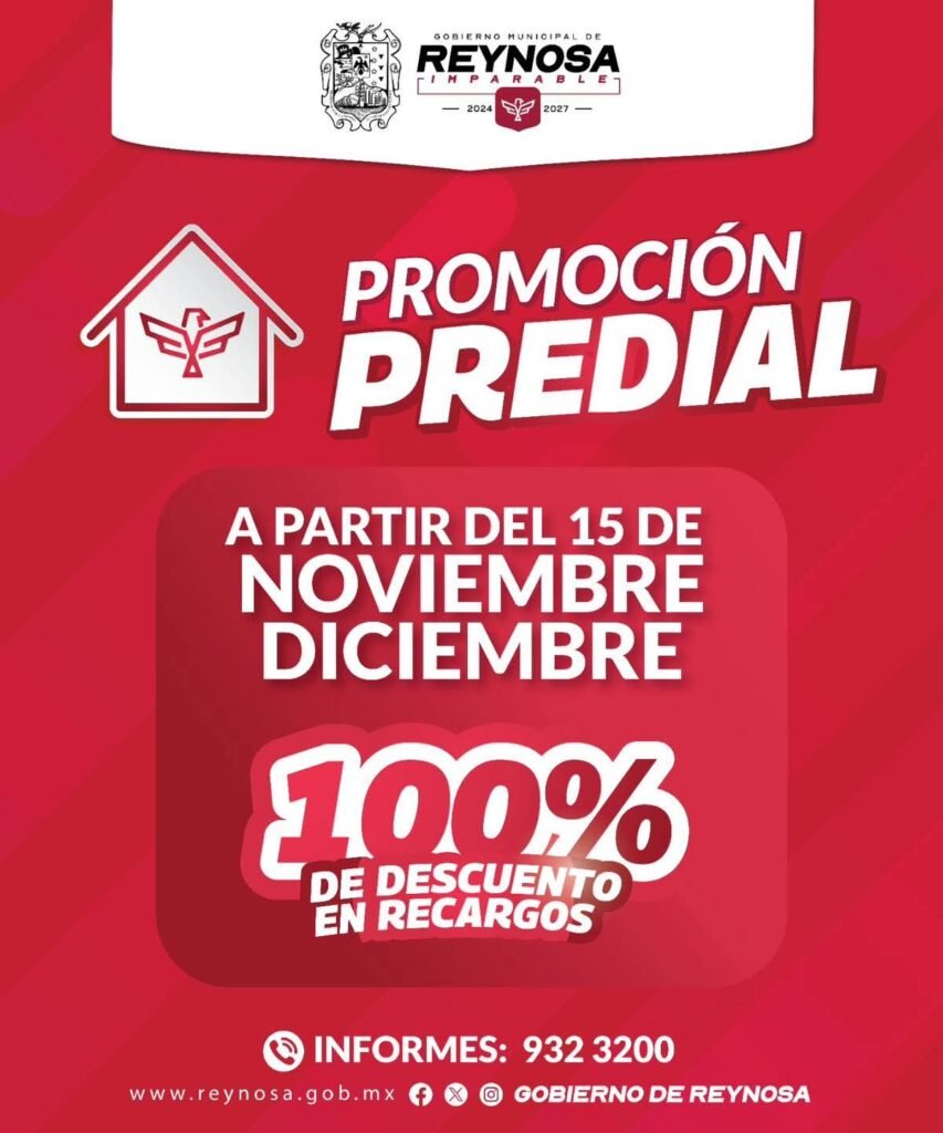 Ofrece Gobierno de Carlos Peña Ortiz descuento de recargos del Predial