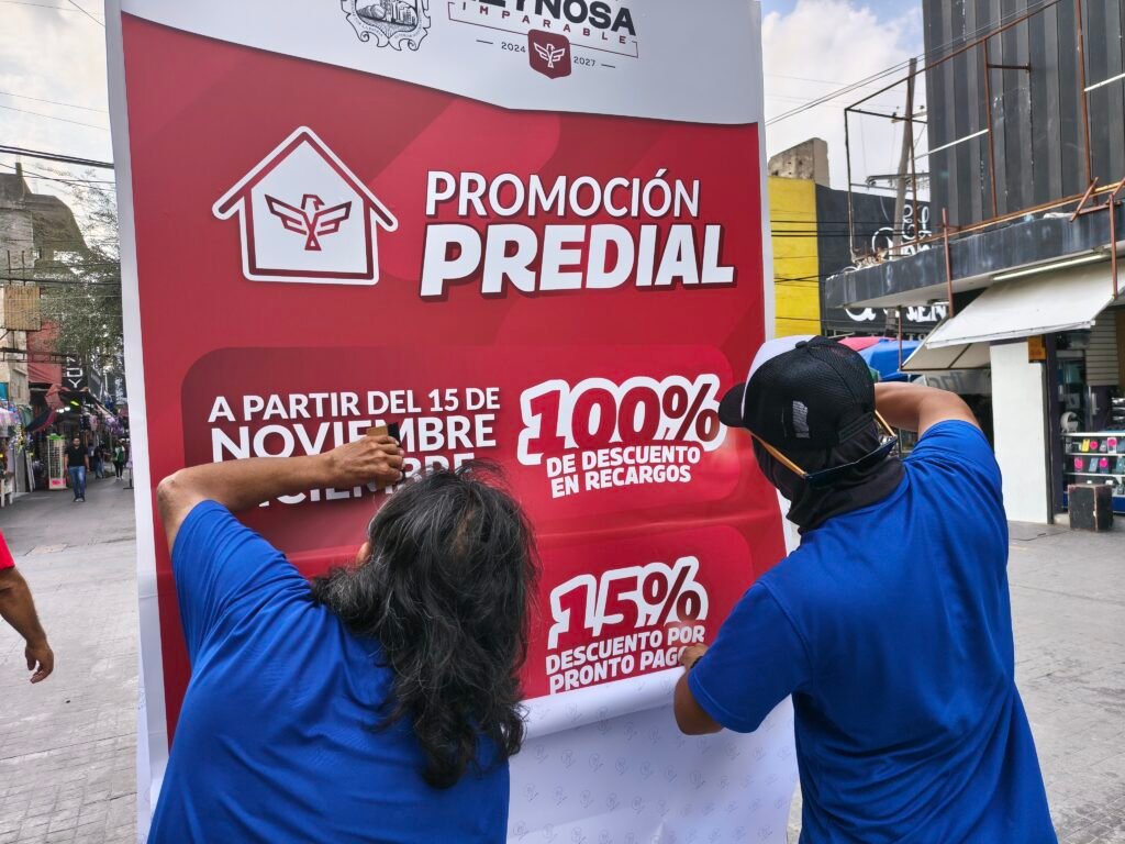 Descuento del 100% en recargos del predial