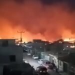 Incendio amenaza con propagarse a viviendas de La Cima