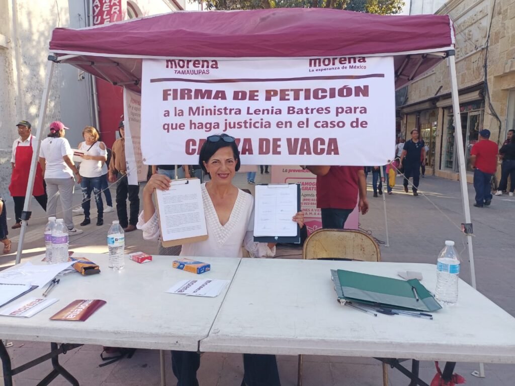 Recabaron firmas para que se enjuicie al exgobernador Cabeza de Vaca