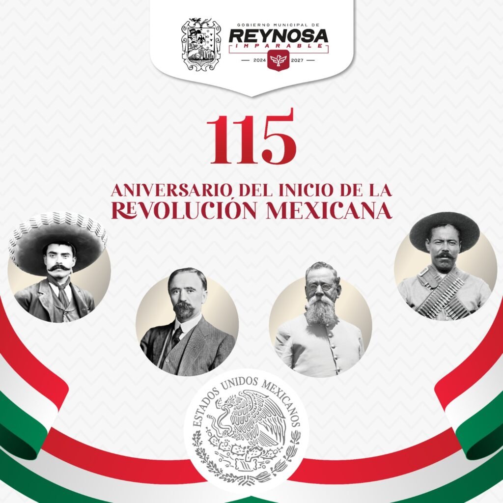 Conmemora Gobierno de Reynosa 115 Aniversario del Inicio de la Revolución Mexicana