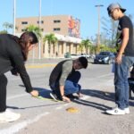 Con visión humanista estudiantes de la UAT transforman cruces peatonales