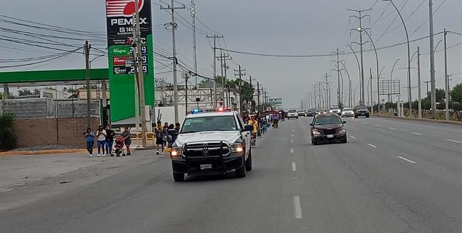 Resguardo del Centro de la ciudad por peregrinaciones