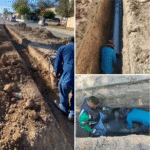 Trabaja COMAPA en la rehabilitación de drenaje sanitario en la colonia Los Doctores