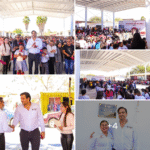 Entregó Alcalde Carlos Peña Ortiz nueva techumbre escolar y anunció pavimentación hidráulica en Villa Esmeralda