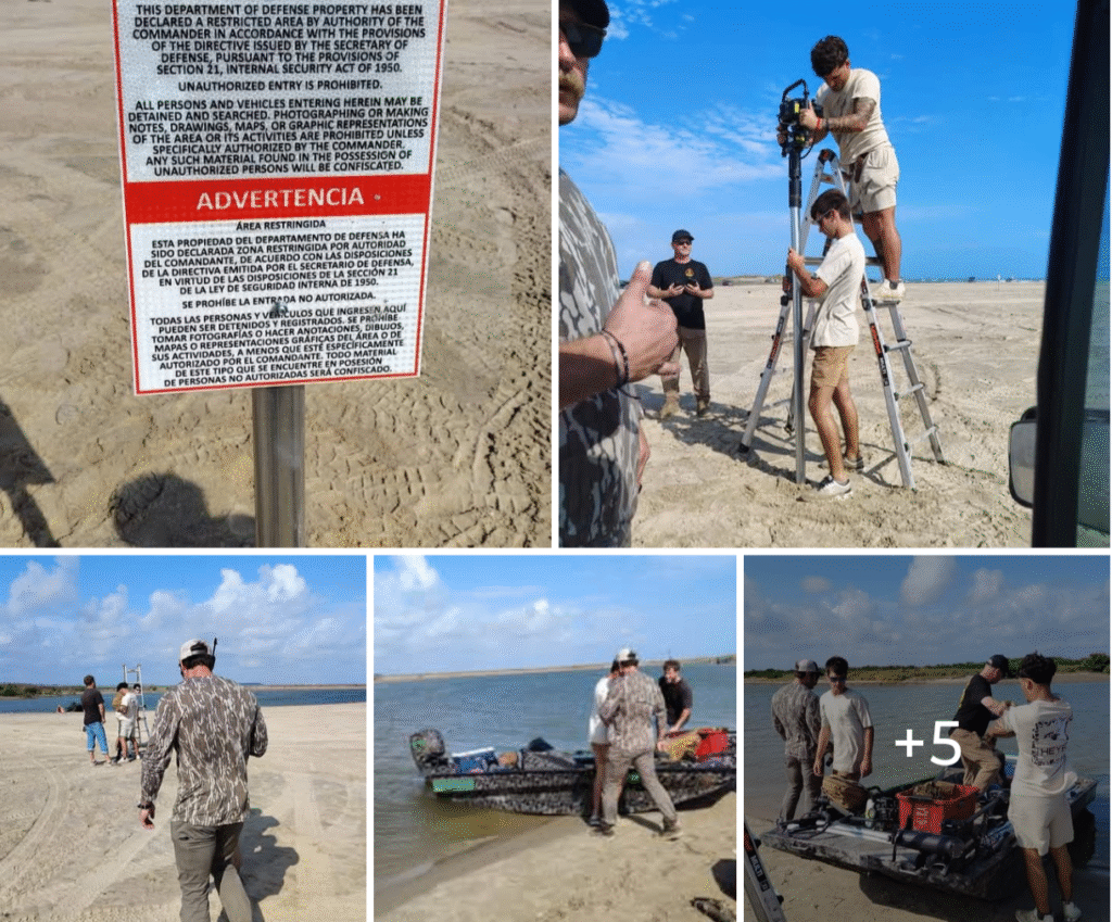 Norteamericanos realizan actividades en territorio mexicano