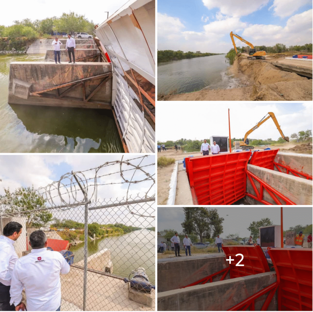 Supervisó Alcalde Carlos Peña Ortiz rehabilitación de compuertas