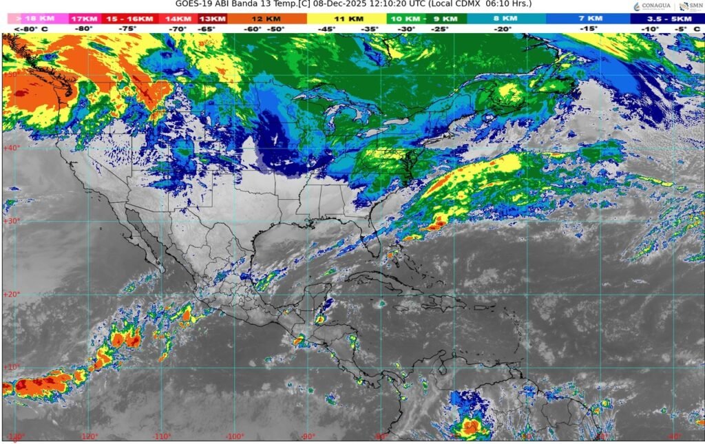 Entrará esta tarde el Frente Frío No. 19