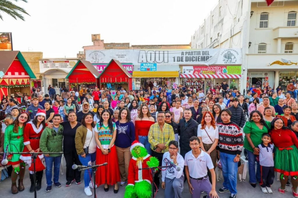 “Compartiendo la Navidad” deleitó a las familias reynosenses en la plaza principal de Reynosa
