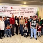 Entrega ITM 250 actas de doble nacionalidad a niñas, niños y adolescentes en Gustavo Díaz Ordaz