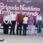 Apapacharon Américo y María a las familias de Higuerillas con la Brigada Navideña Transformando Familias