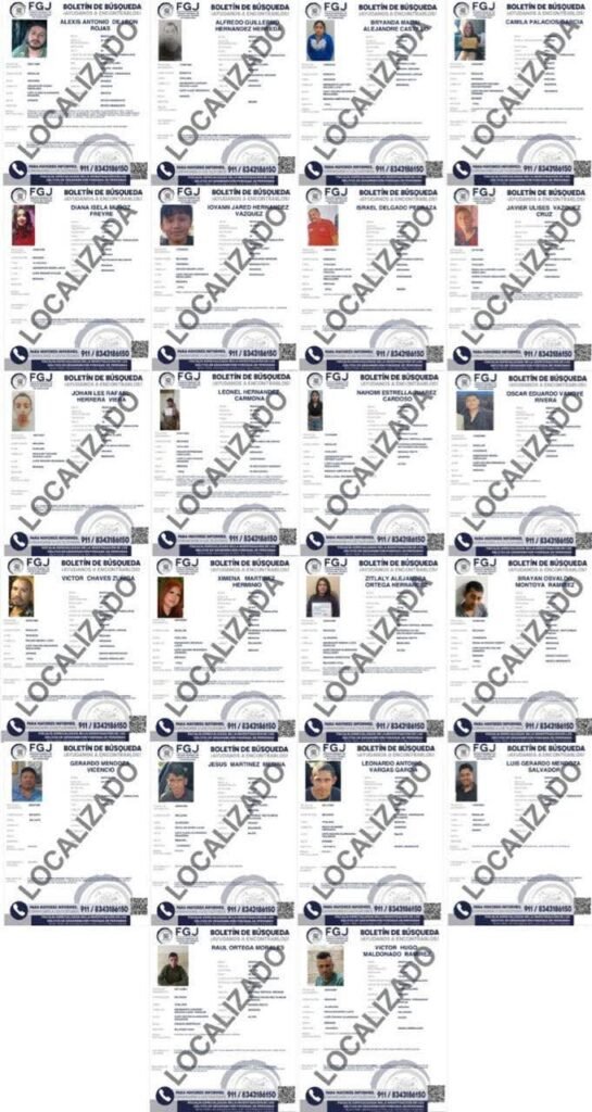 Localizadas 22 personas con vida en la última semana