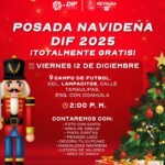 Invita DIF-Reynosa a Posada Navideña 2025 en la colonia Lampacitos