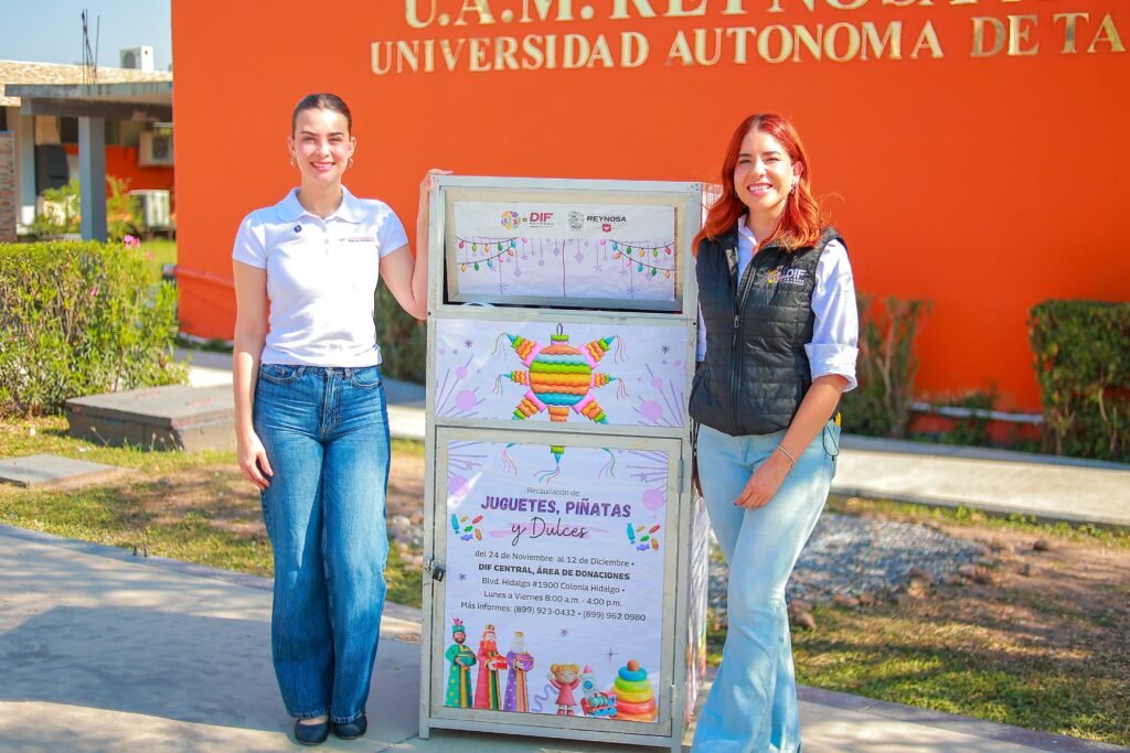 Llama Voluntariado DIF-Reynosa a Regalar Sonrisas para llevar alegría a niñas y niños