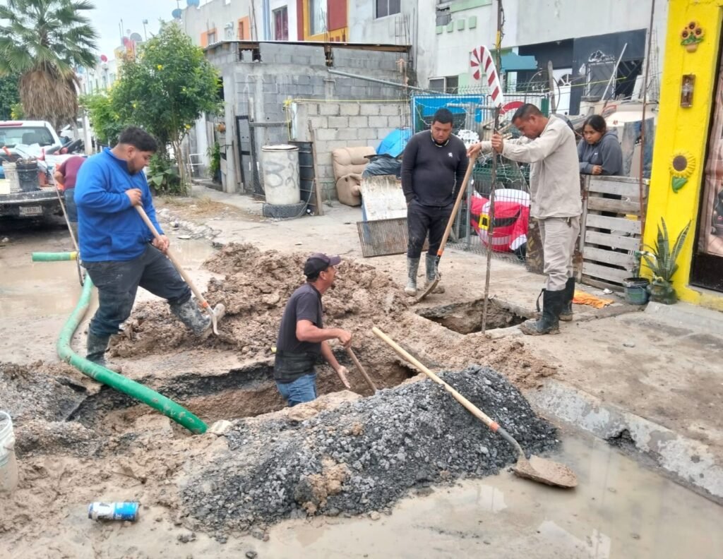 Reparó COMAPA fugas de agua en diversos sectores de la ciudad