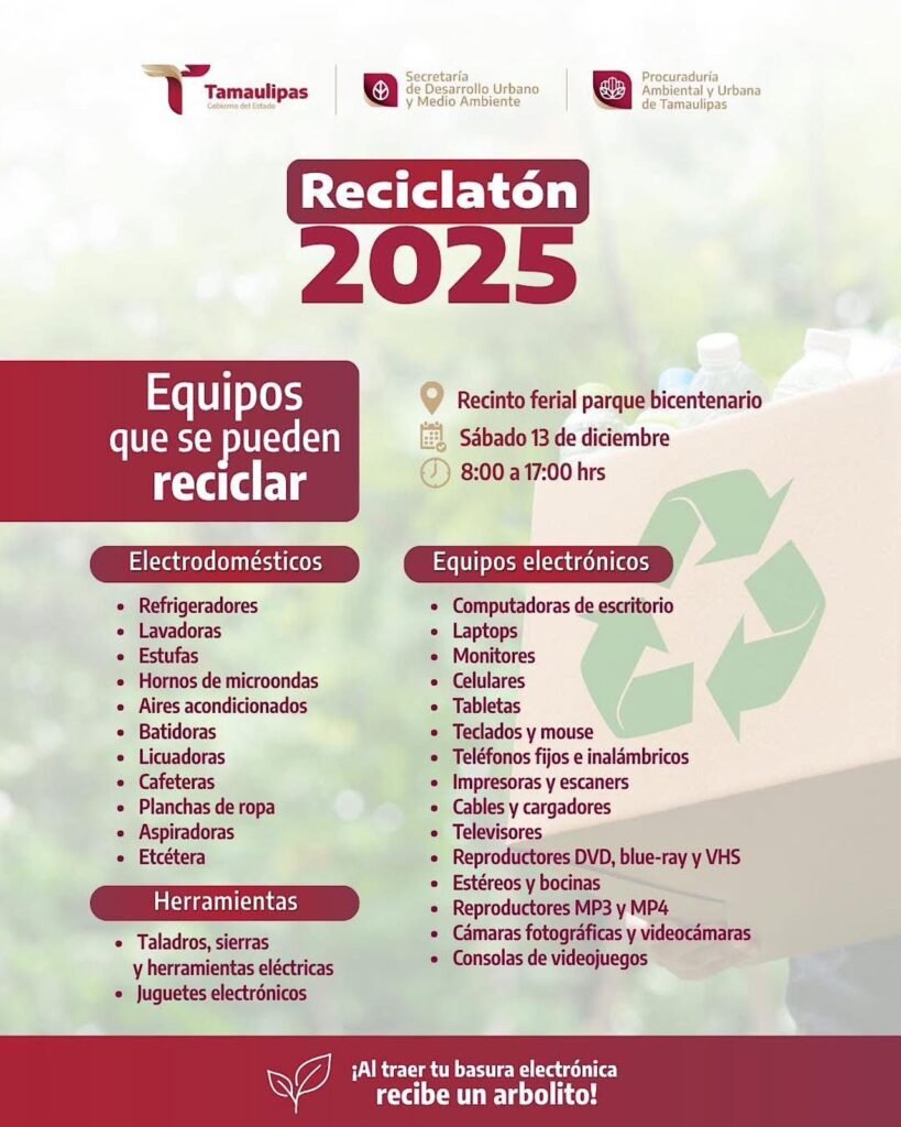 Activa SEDUMA el Reciclatón 2025 para transformar residuos en esperanza